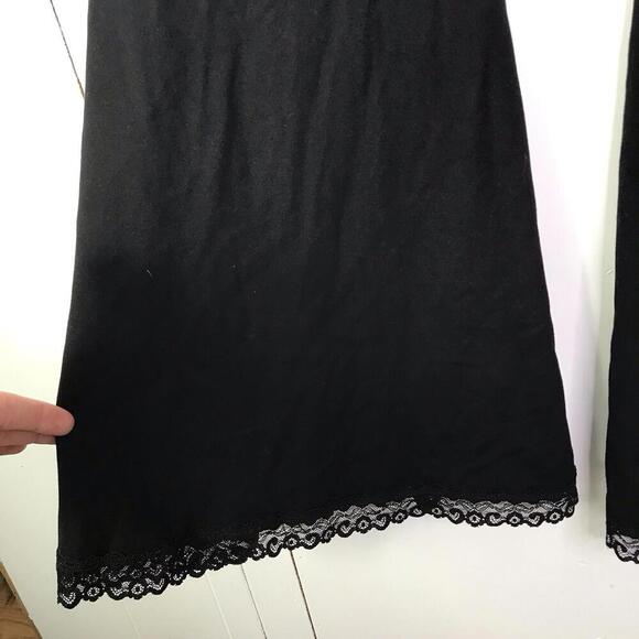 Widow Dolls Kill Pants Size XXL Flare Split Front Hem Goth Festival Grunge - Picture 3 of 11